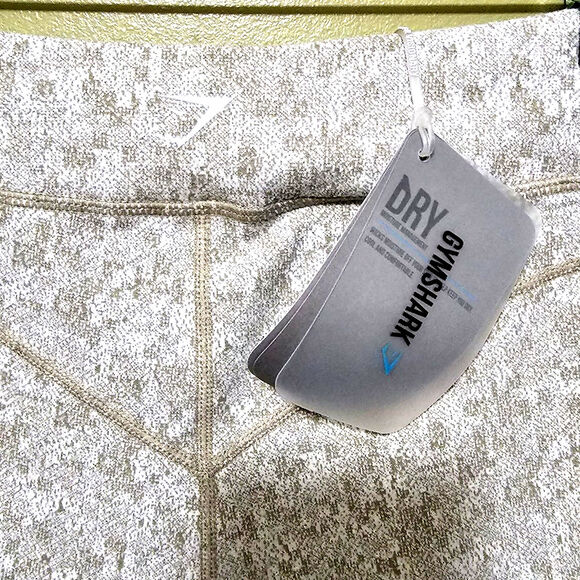 Gymshark Leggings Women's Fleur Texture Dry Moisture Management Size Medium NWT - Picture 3 of 6